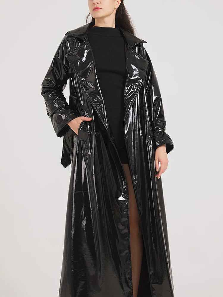 Women's Shiny Reflective Coat