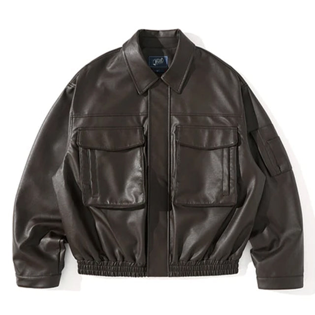 Men's Moto Leather Jacket