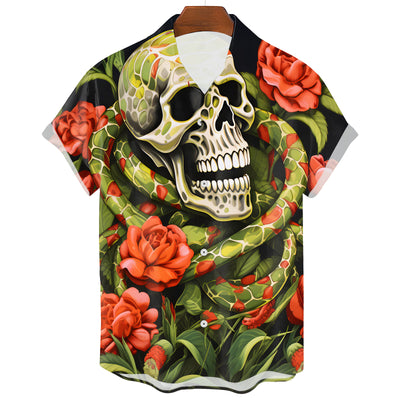 Hawaiian Skull T-Shirt