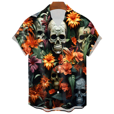 Hawaiian Skull T-Shirt