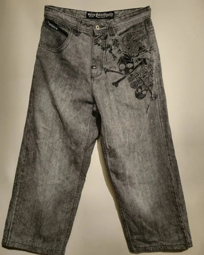 Women's Skull Jeans