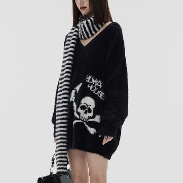 Women's Skull Sweater