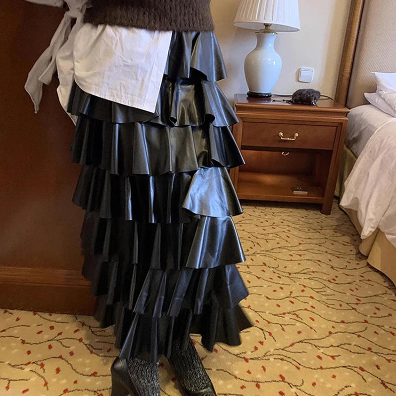 Women's Leather Skirt