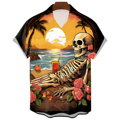 Hawaiian Skull T-Shirt