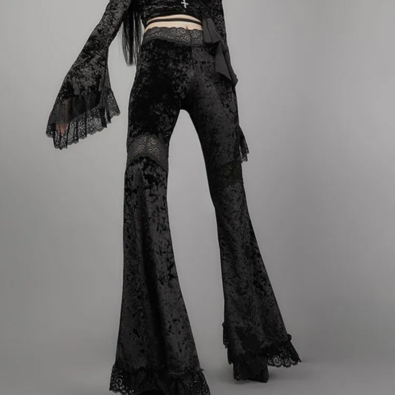 Gothic Flared Pants