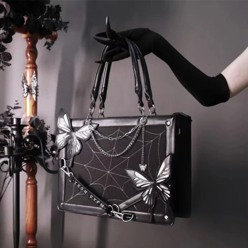 Butterfly Spider Web Bag