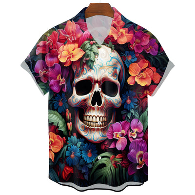 Hawaiian Skull T-Shirt