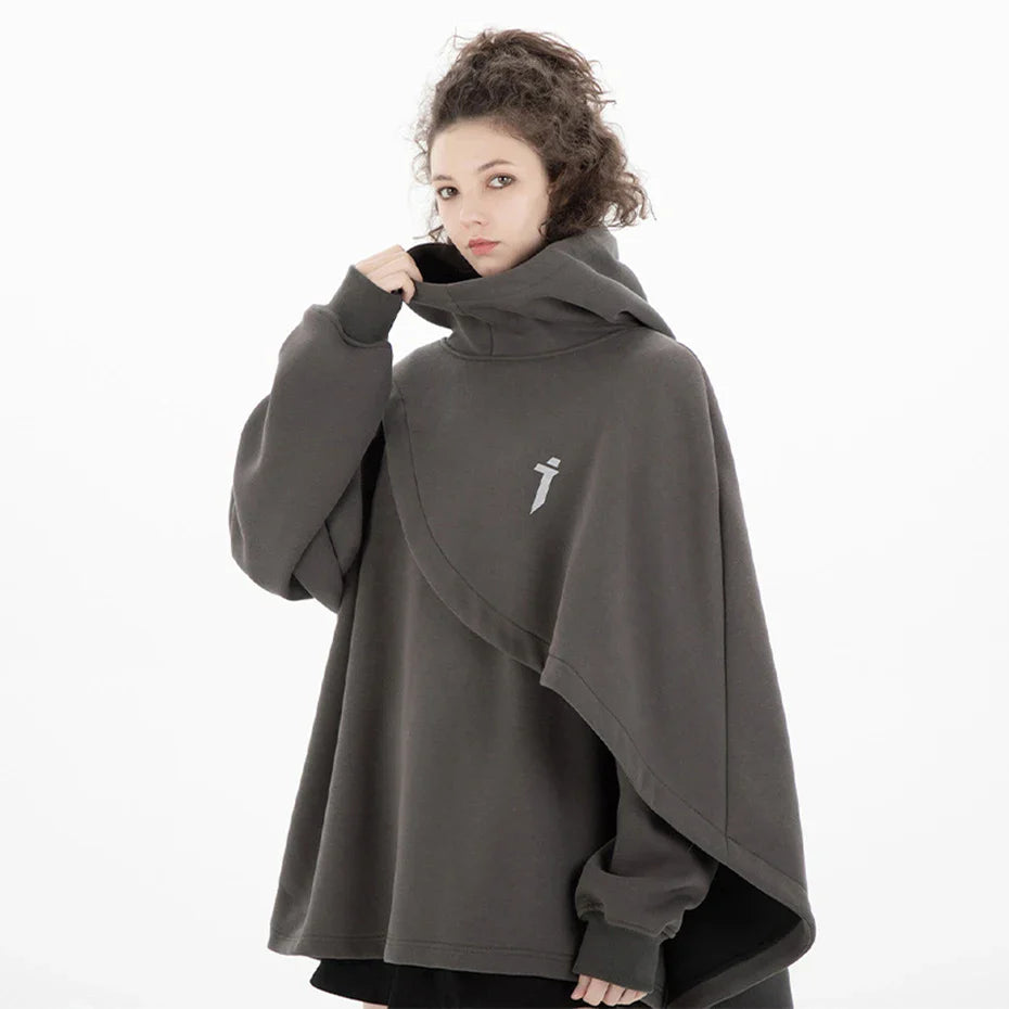 High Rise Cloak Unisex Hooded Cloak – Gothic Mist