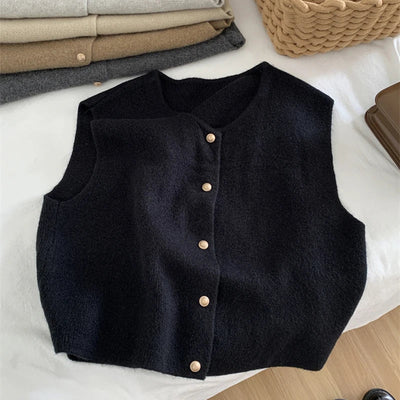 Women's Sleeveless Cardigan