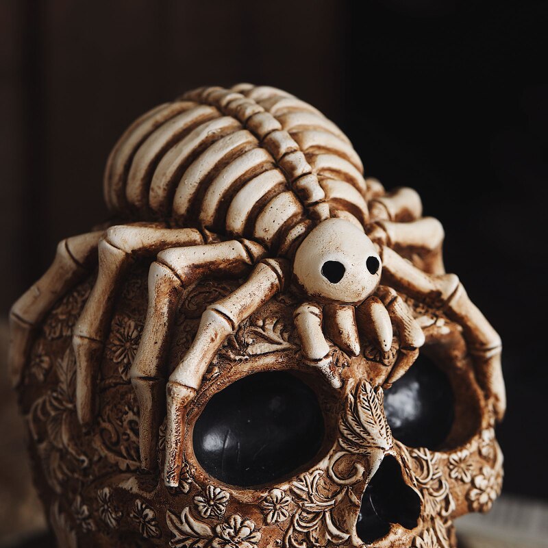 Spider Skull Decoration