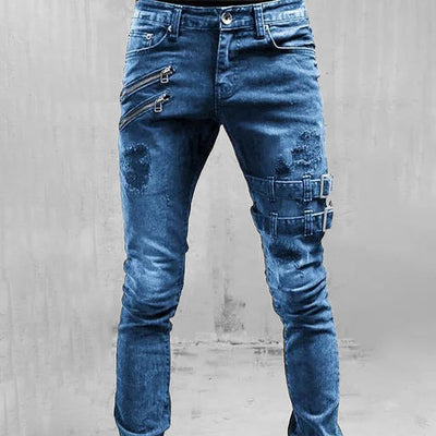 Gothic Buckle Jeans