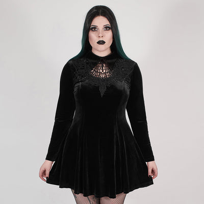 Velvet Spider Queen Dress