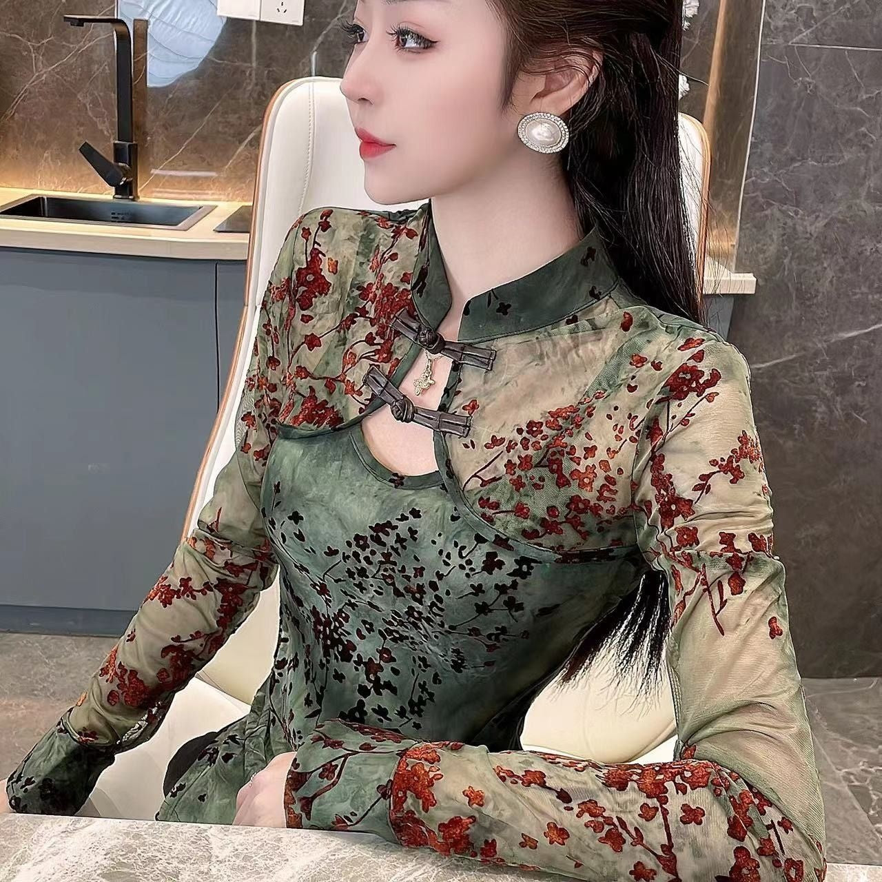 Gothic Floral Top