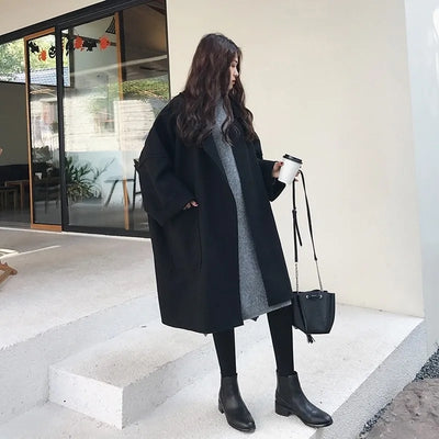 Women's Woolen Trench Coat
