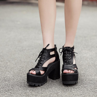 Gothic Platform Sandals