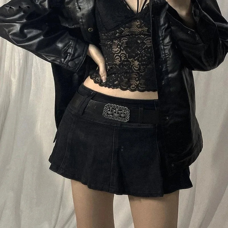 Gothic Low Rise Skirt