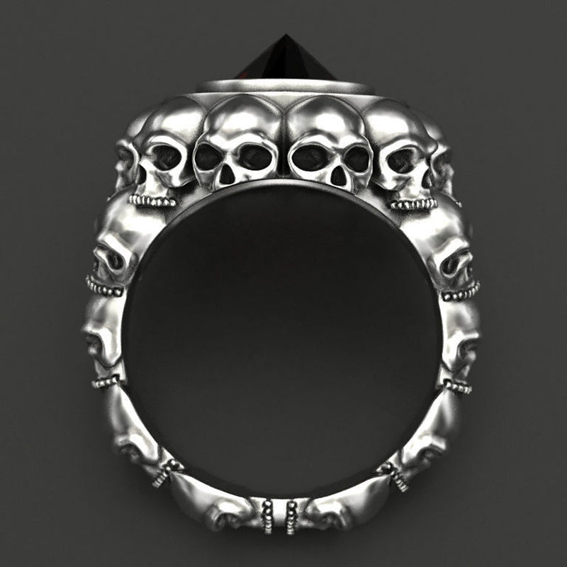 Men's Retro Skull Ring