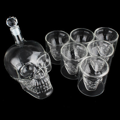 Skull Decanter & Glasses Set