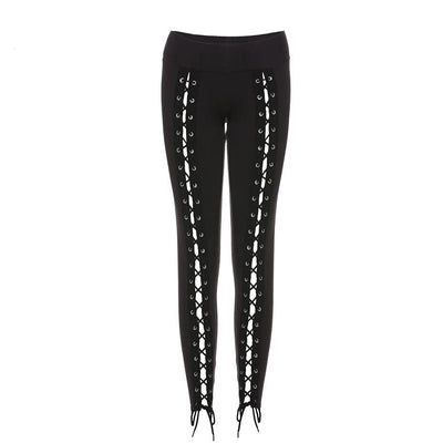 Gothic Laced Corset Leggings