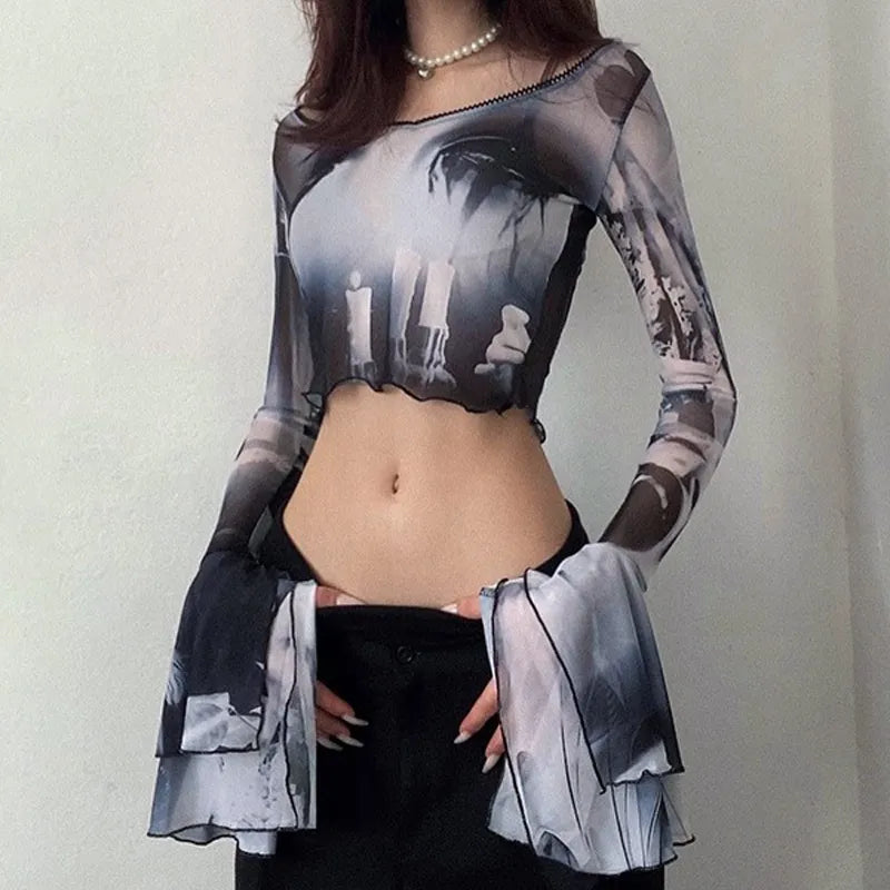 Gothic Flare Top