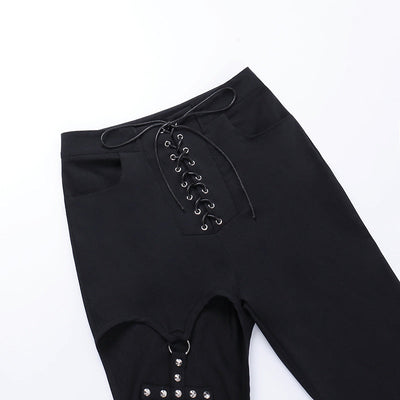 Soulless' Lace Up Jeans