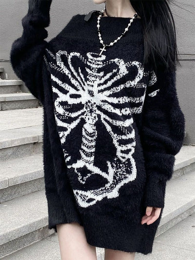 Knitted Ribcage Jumper