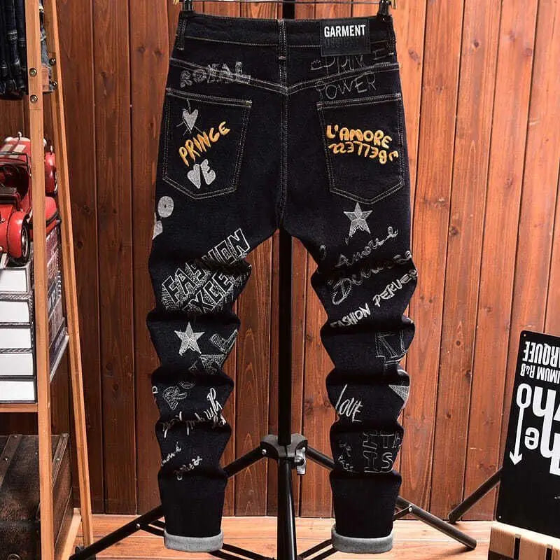 Men's Embroidery Pants