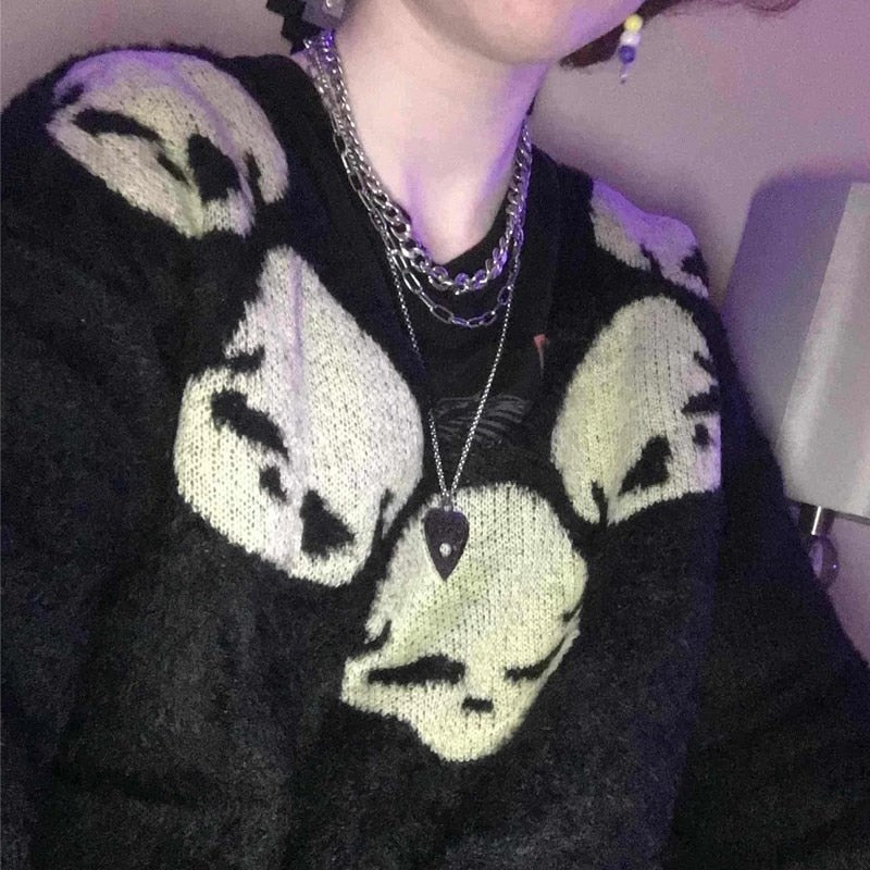 Women's Skull Sweater