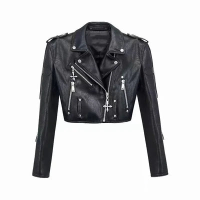 Women's Gothic Leather Jacket