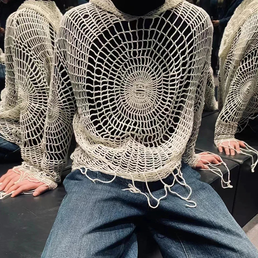 Men's Spider Web Pullover