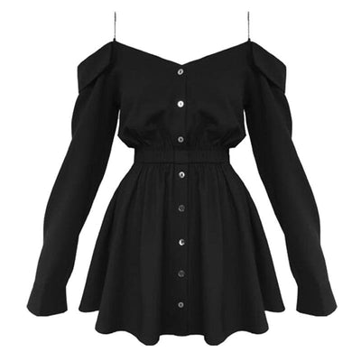 LONG SLEEVE COLLAR DRESS