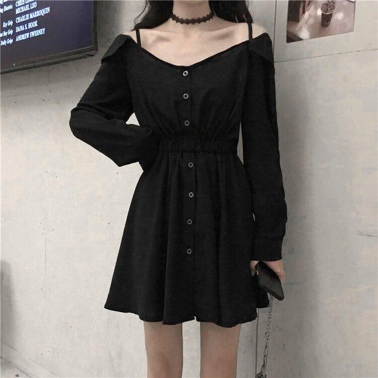 LONG SLEEVE COLLAR DRESS