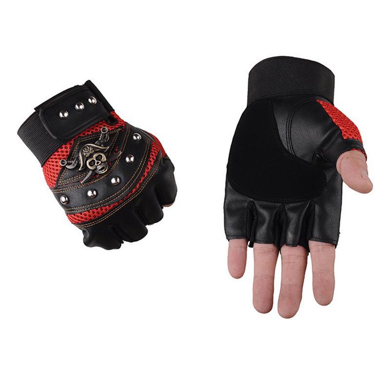 Motorcyclist Leather Gloves