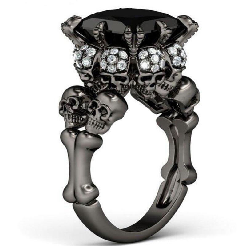 Skeleptico™ - Elegant Ring – Gothic Mist