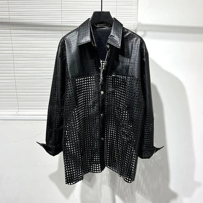 Men's Leather Shirt